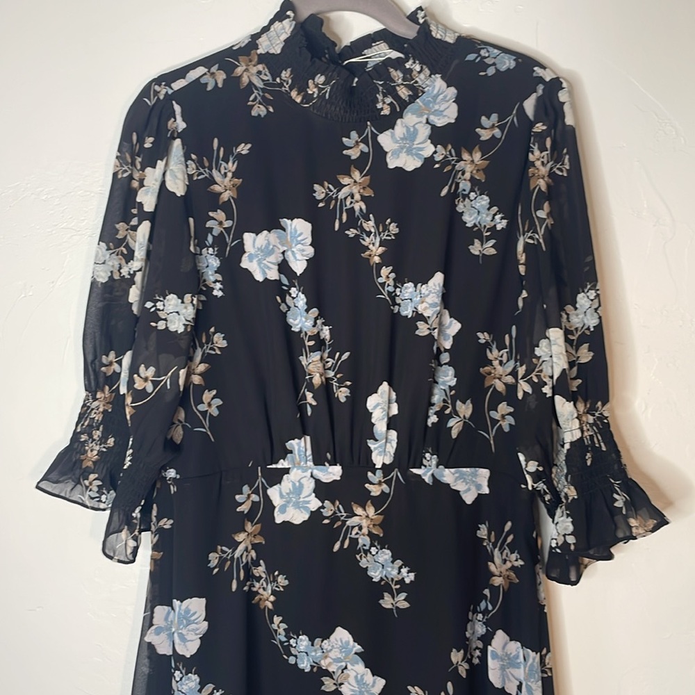 NWT Baltic Born Marie Mock Neck Maxi floral dress XL - Picture 2 of 5